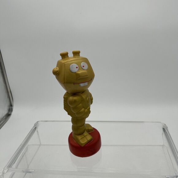 Astrosniks Robo Robot Gold astrosnik Bubble Bath Soakie Soaky figure smurf space - Picture 9 of 15